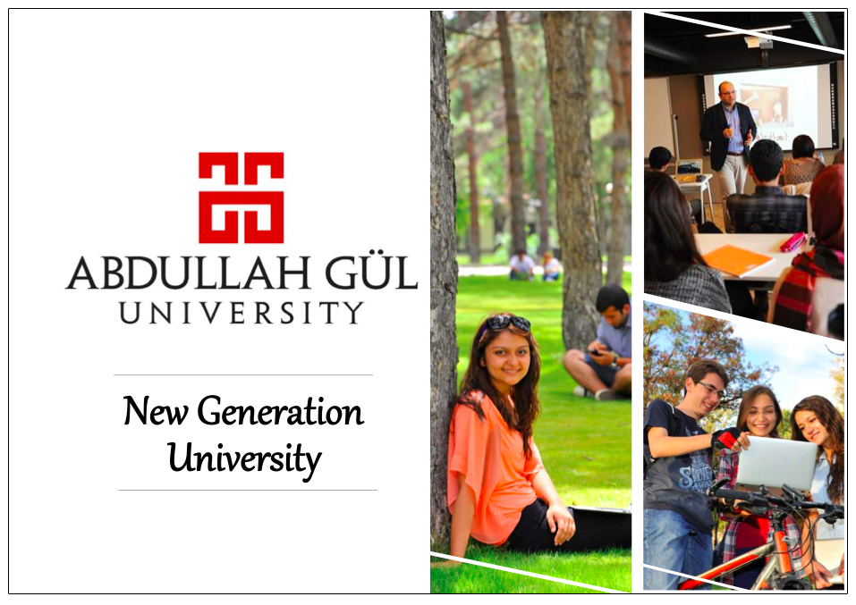 Abdullah Gül University, AGU, Turkey, Kayseri, Study in Turkey, programs in English, New Generation University, State University, Philanthropic Foundation